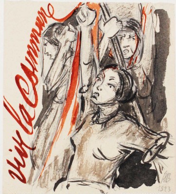 Баснина-Верхоланцева Анна Николаевна. Эскиз Vive la Commune